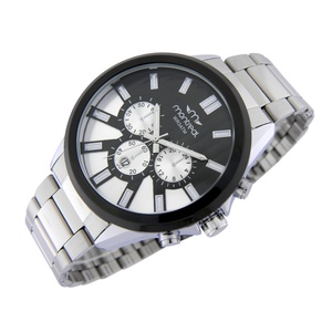 imagen de Reloj De Caballero Montreal Plata Y Negro (Mu644_1)