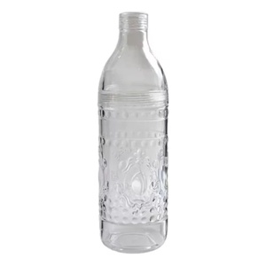 imagen de Botella Acrilico Flor De Lis Estilo Retro 25,5 Cms