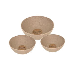 imagen de Set De 3 Bowls Color Beige Areia Carol