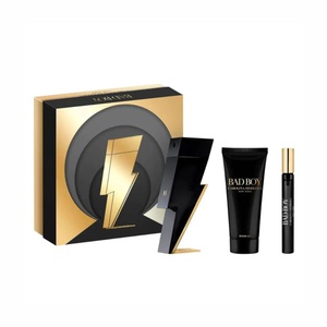 imagen de Carolina Herrera Bad Boy Men Edt 100ml + Edt 10ml + Shower Gel