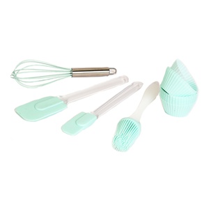 imagen de Set De 16 Piezas De Reposteria Carol Verde Pastel (4395)