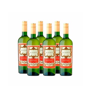 imagen de Set De 6 Botellas De Vino Blanco  lamos Sauvignon Blanc 750 Ml (3130)