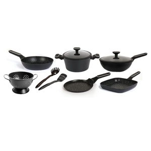 imagen de Set De Batería Carol 10 Piezas Línea Granito Negro