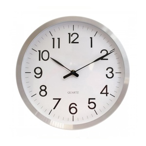imagen de Reloj De Pared Quartz Silver White 30 Cms (22118)(2211803052129)