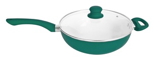 imagen de Wok ceramica con tapa 26 cm Aqua Carol (47126)