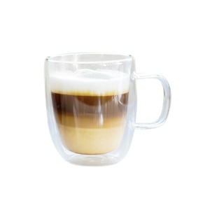 imagen de Taza Carol Doble Vidrio Con Asa 350 Ml