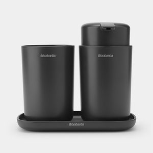 imagen de Set De Baño 3 Piezas Dark Grey Brabantia (280368)(8710755280368)