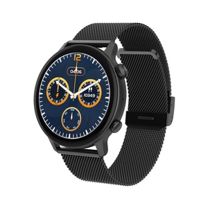 imagen de Smartwatch Montreal Pantalla Amoled 3d Malla Acero Negro