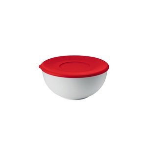 imagen de Bowl Con Tapa Guzzini 24 Cm Blanco Y Rojo  (29262455)(8008392254591)